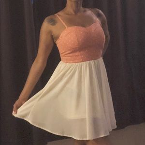 Polka dot summer dress